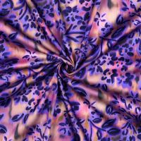  katoen satijn flowers  paars poppy meets pomme