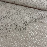 Kant met katoen stretch beige