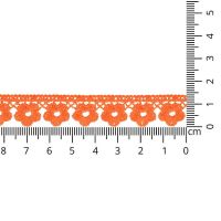 Kant etskant bloementjes  oranje artikel 65591-693