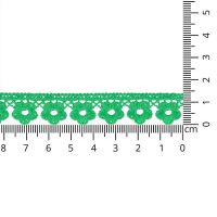 Kant etskant bloementjes groen artikel 65591-433