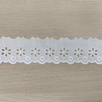 Broderie kant wit  5,5cm breed 30205240