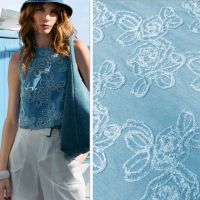 Jeans padded denim A la ville / knipmode / burda