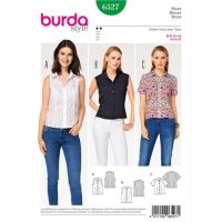 Burda patroon 6527 Blouse. Maat: 34-48 