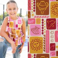katoen fine poplin summer patchwork  Poppy meets pomme
