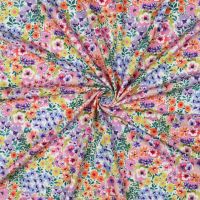 tricot jersey digital flowers Poppy 26