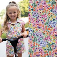tricot jersey digital flowers Poppy 26