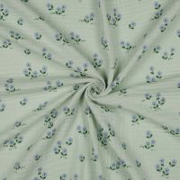 Katoen double gauze flowers Poppy 26