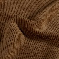 stretch corduroy / rib fluweel washed cognac bruin kleur 055