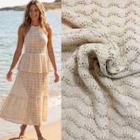 knitted jacquard ecru / gebreid ecru met lurex draad