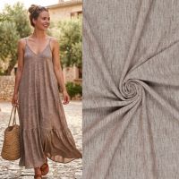 Linnenlook melange bruin