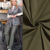 Jeans stretch / denim 03928-026 kaki groen my image