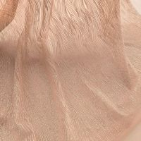 Glitter tule streep fantasie zilver kleur 920 nude poeder