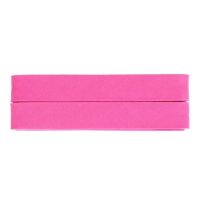 Biasband 20mm katoen 5 meter per kaart kleur 796 rose