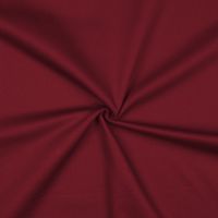 Katoen twill gabardine kleur 022 burgundy red