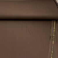 Stretch Wol double face satin Exclusieve Italiaanse stof  kleur 8424 bruin