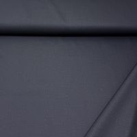 Stretch Wol double face satin Exclusieve Italiaanse stof  kleur 1010 donker blauw