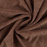 stretch corduroy / rib fluweel washed  bruin