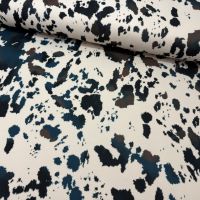 mantelstof koeienprint – a la ville -Knipmode