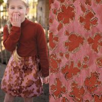 Jacquard flowers roze  Poppy meets Pommé