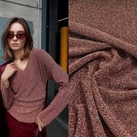 Glitter jersey / tricot roest metallic  A La Ville -Burda 
