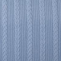 Gebreid kabel licht blauw 