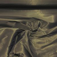 Zijde met metaal – mos groen  metallic