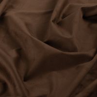 Stretch suede double face  bruin