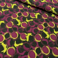 Comfort stretch 4-way– A La Ville -knipmode  abract cerise lime