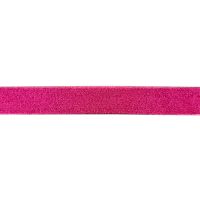 40mm elastiek  Glitter Uni 40 mm - Fuchsia